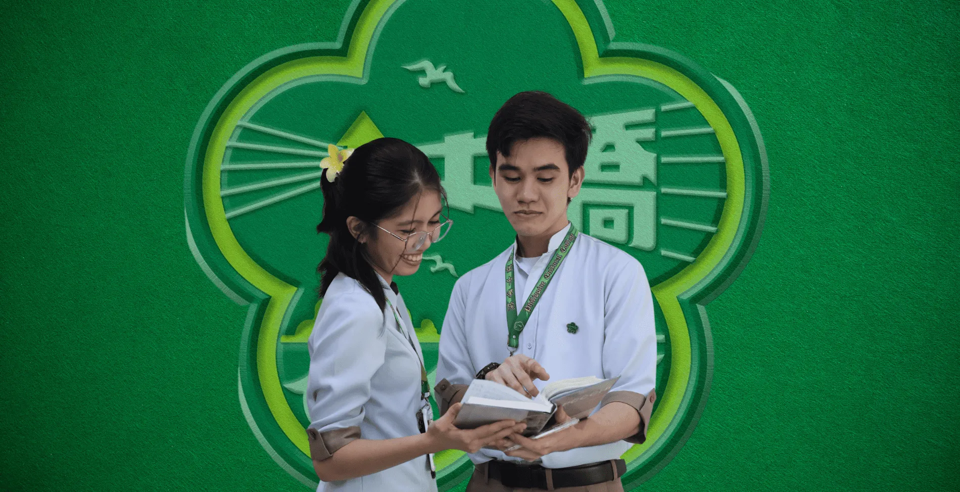 Accountancy students collaborating