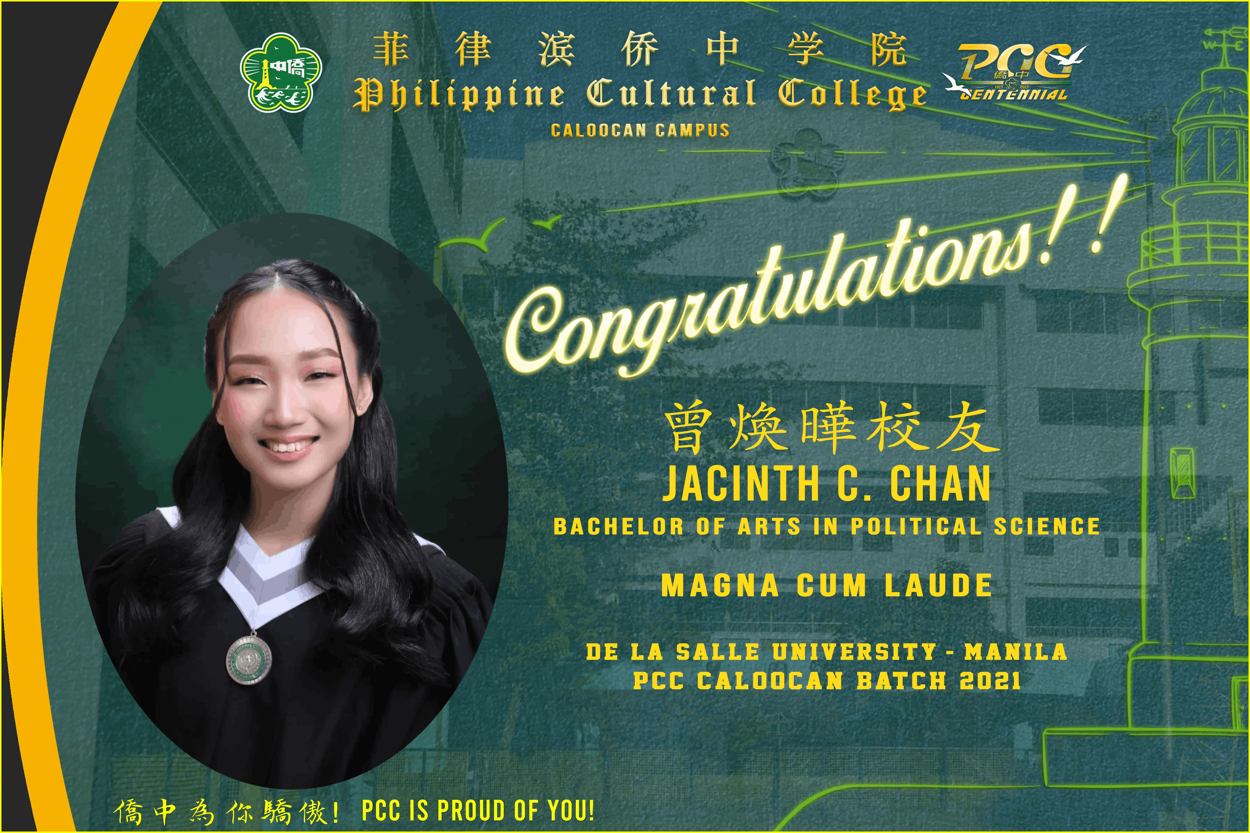 Magna Cum Laude - De La Salle University